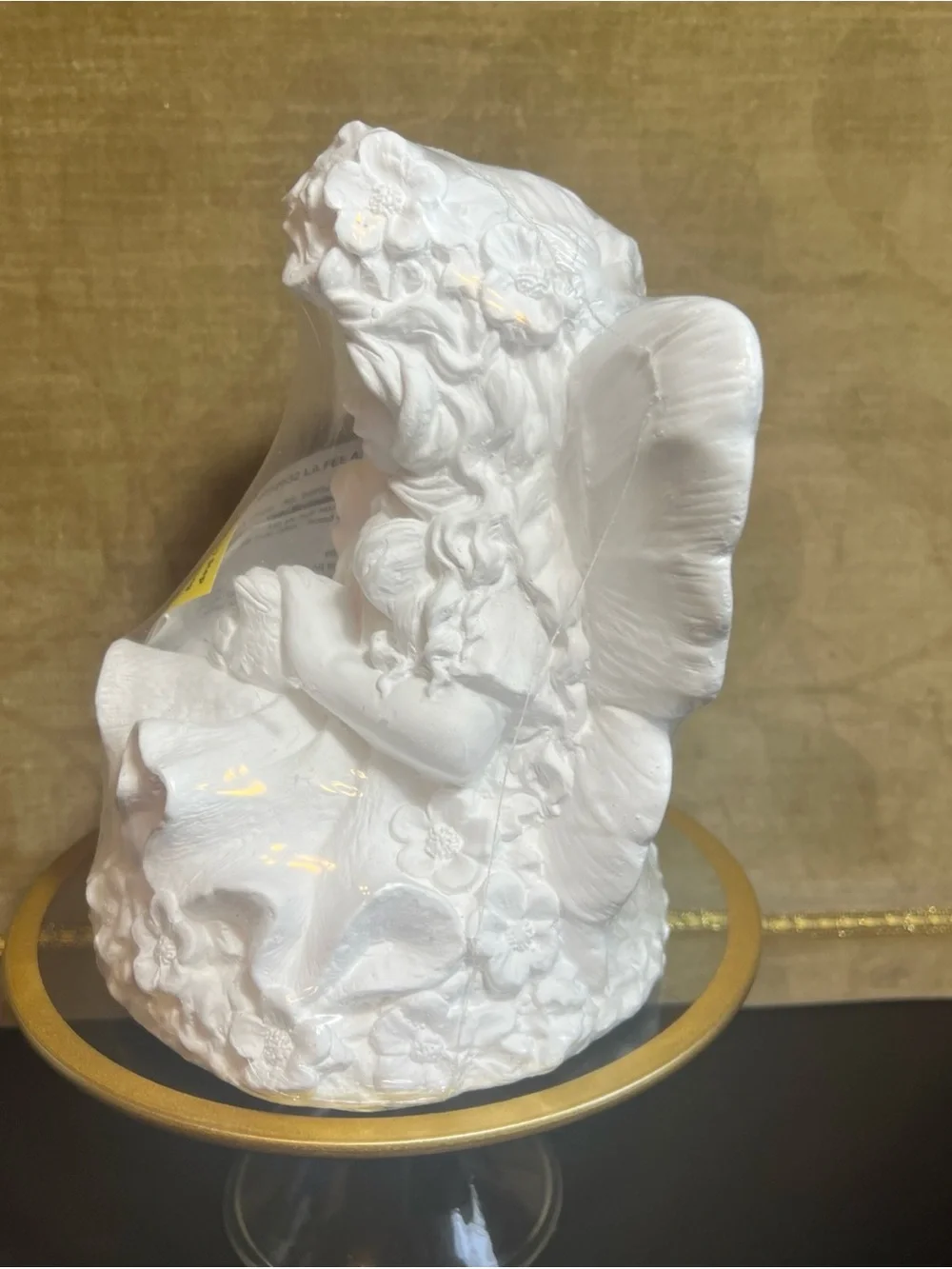 Wee Crafts Accents Unlimited 452532 Sitting Fairy DIY Ceramic VTG Thailand 8” - Picture 3 of 10